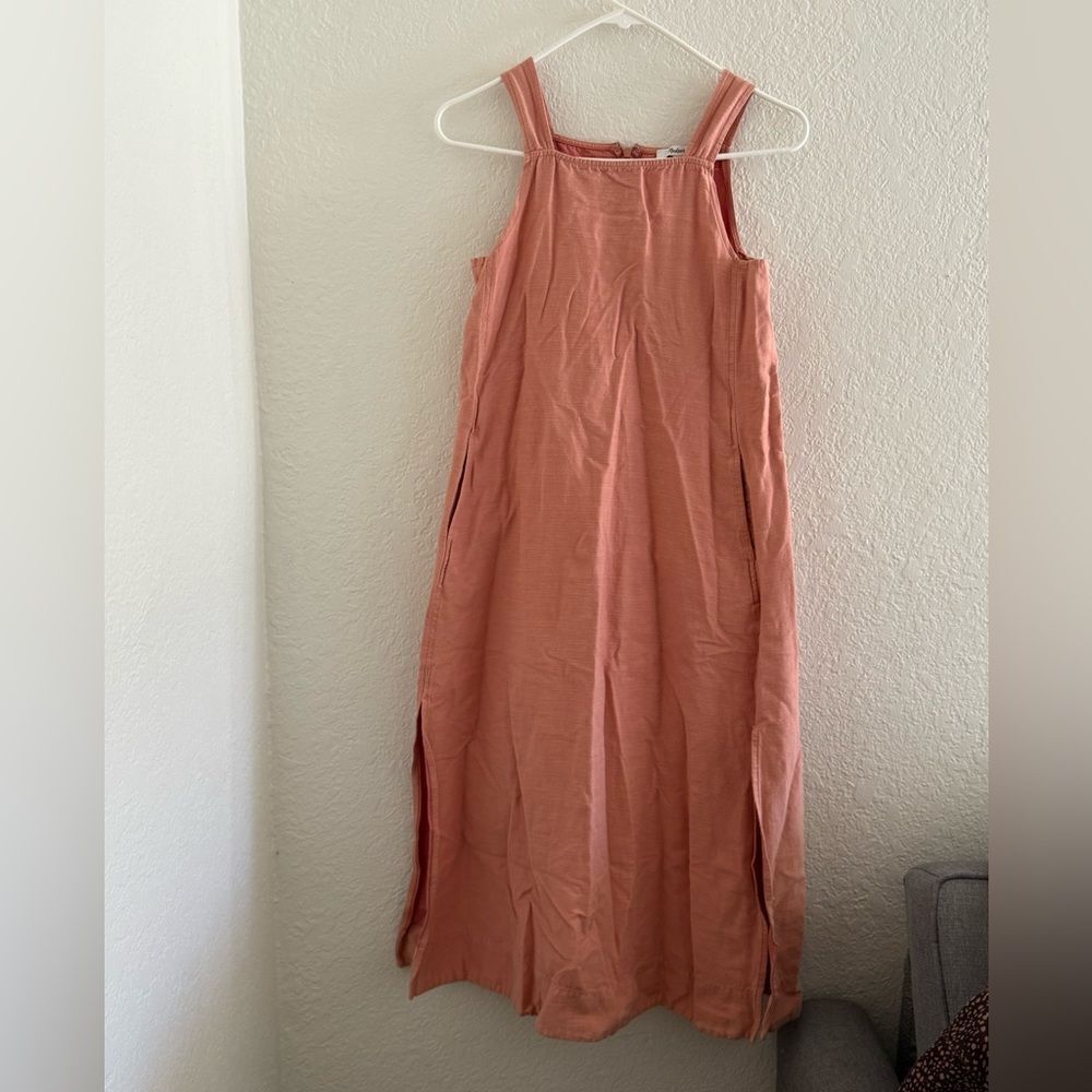 Madewell Peach Sleeveless Maxi Dress